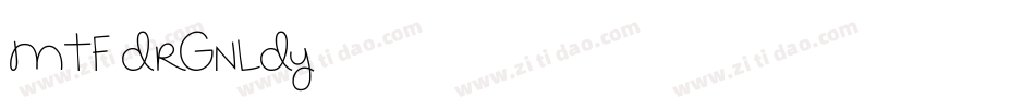 MTF Drgnldy字体转换